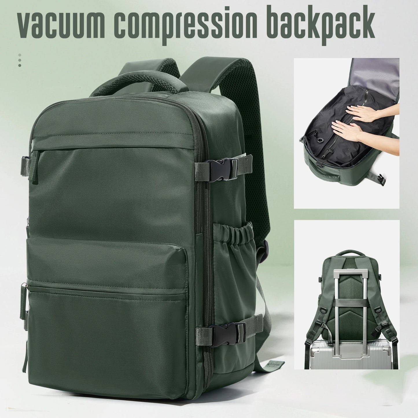 Nomair Vacuum Backpack – The Ultimate Space-Saving Travel Bag