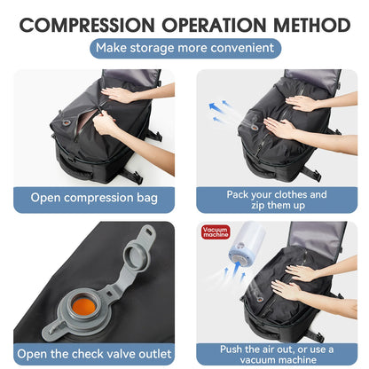 Nomair Vacuum Backpack – The Ultimate Space-Saving Travel Bag